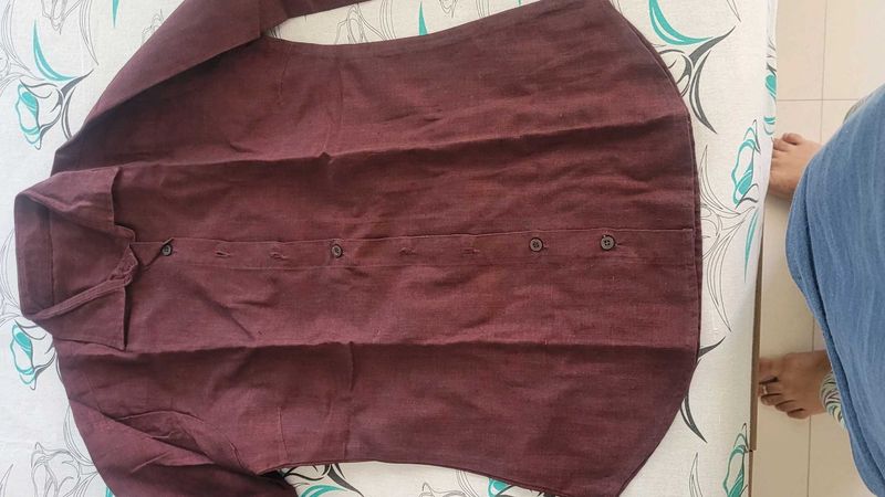 Maroon Formal Shirt