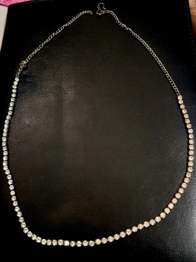 Crystal Diamond Design Necklace / Chain