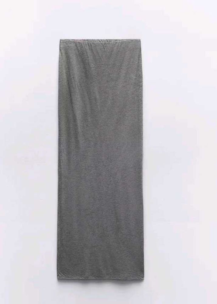 Grey Maxi Skirt