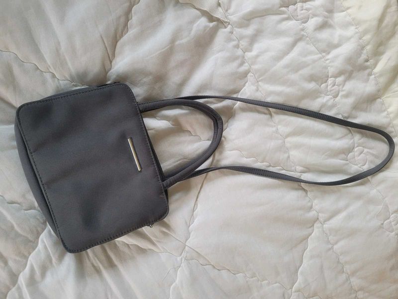 Gray Handbag