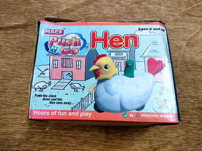Macs Push N Go Hen Toy