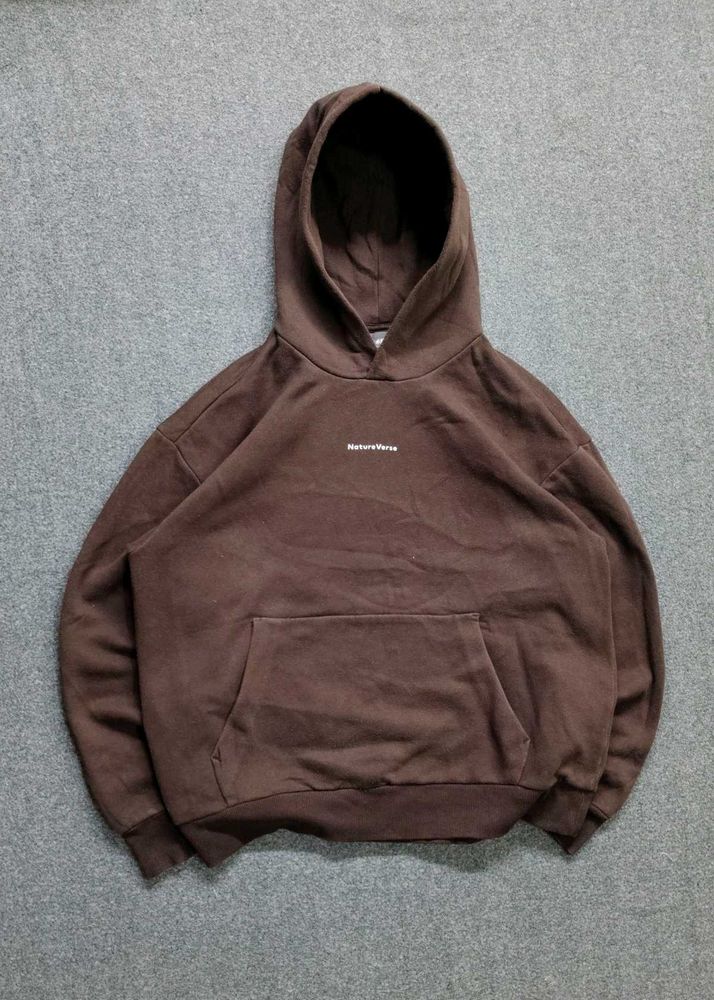 H&amp;M Unisex Brown Oversized Hoodie