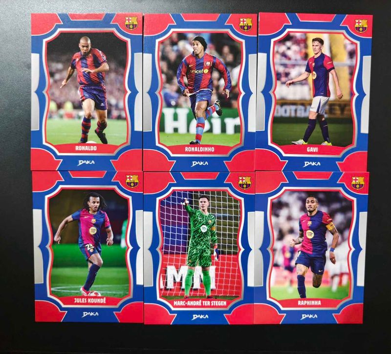 FC Barcelona Imported Football Trading Cards