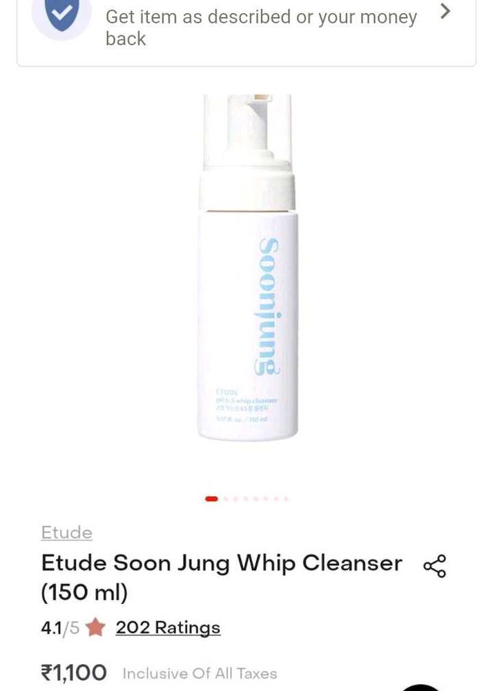 Etude Soon Jung Whip Cleanser