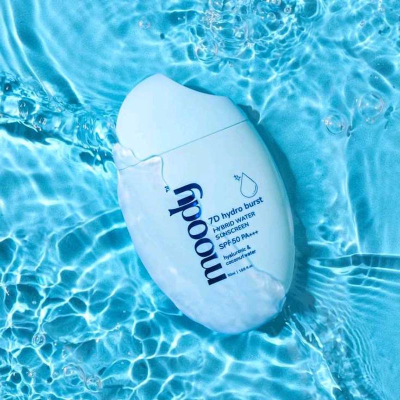 Moody 7D Hydro Burst Hybrid Water Sunscreen SPF50