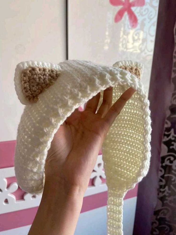 Cute Crochet Cat Ear Winter Hat
