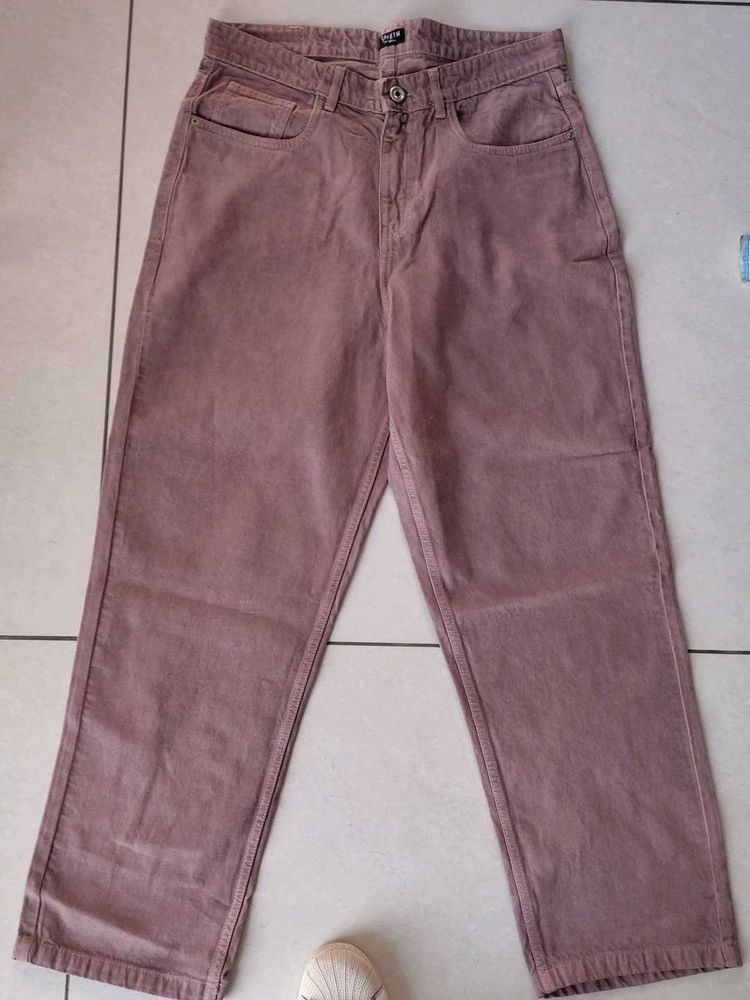 Brown Shein Wide Leg Jeans