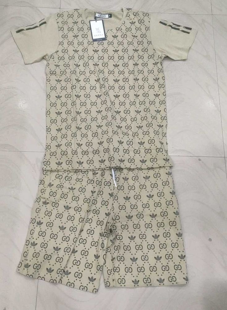 Gucci Inspired Tee &amp; Shorts Set