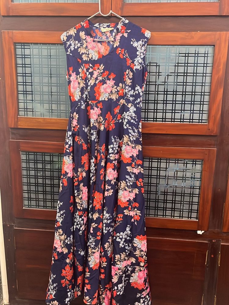 Blue Floral Dress