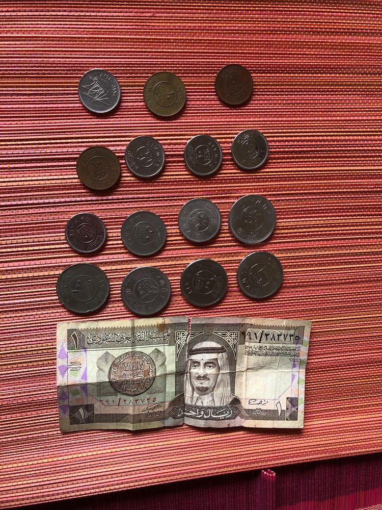 Kuwait Coins and Saudi Note