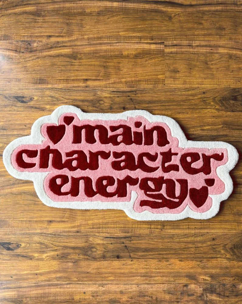Main Character Energy Hand Tufted Custom Rug