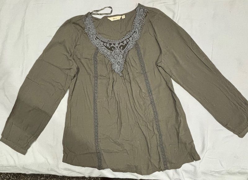 Stylish Women's Long Sleeve Tunic Top