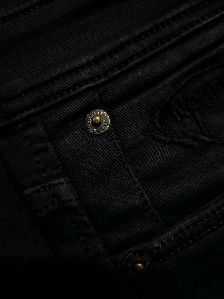 Classic Black Denim Jeans