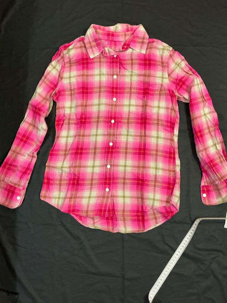 Chic Plaid Long Sleeve Button-Up Shirt