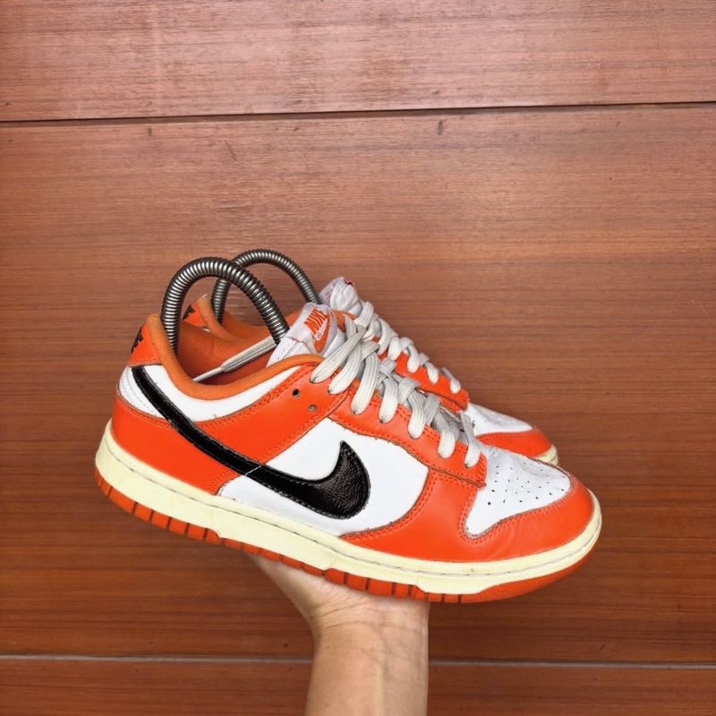Nike Dunk Low Orange White Sneakers