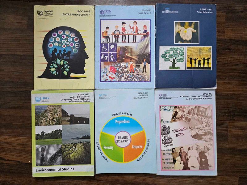 IGNOU BA Political Science Textbooks - Set of 6