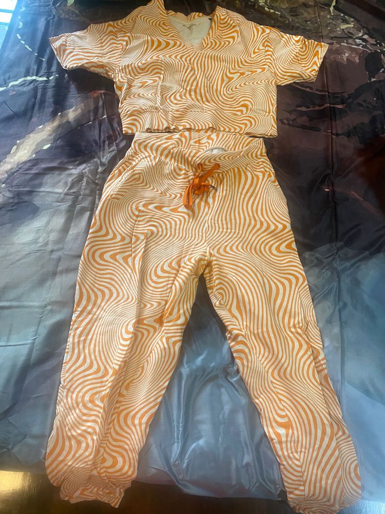 Stripes Orange Coords