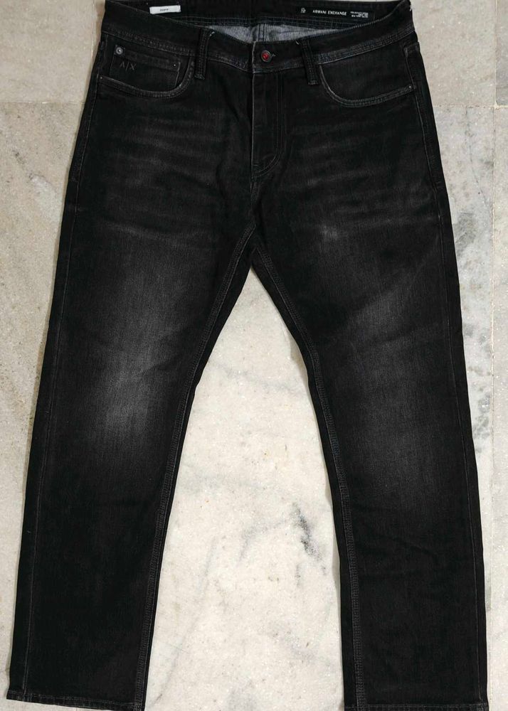 Armani Exchange premium Denim Men's Black Wash Jea