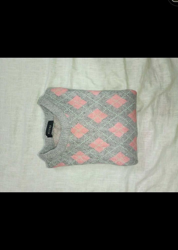 Classy Boxy Argyle Knit ✨📈