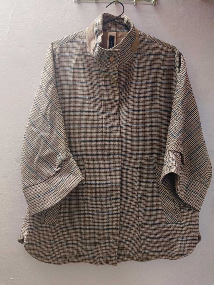 Warm Checked Jacket for winter