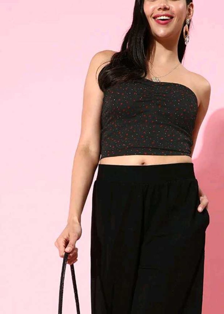 Chic Strapless Crop Top