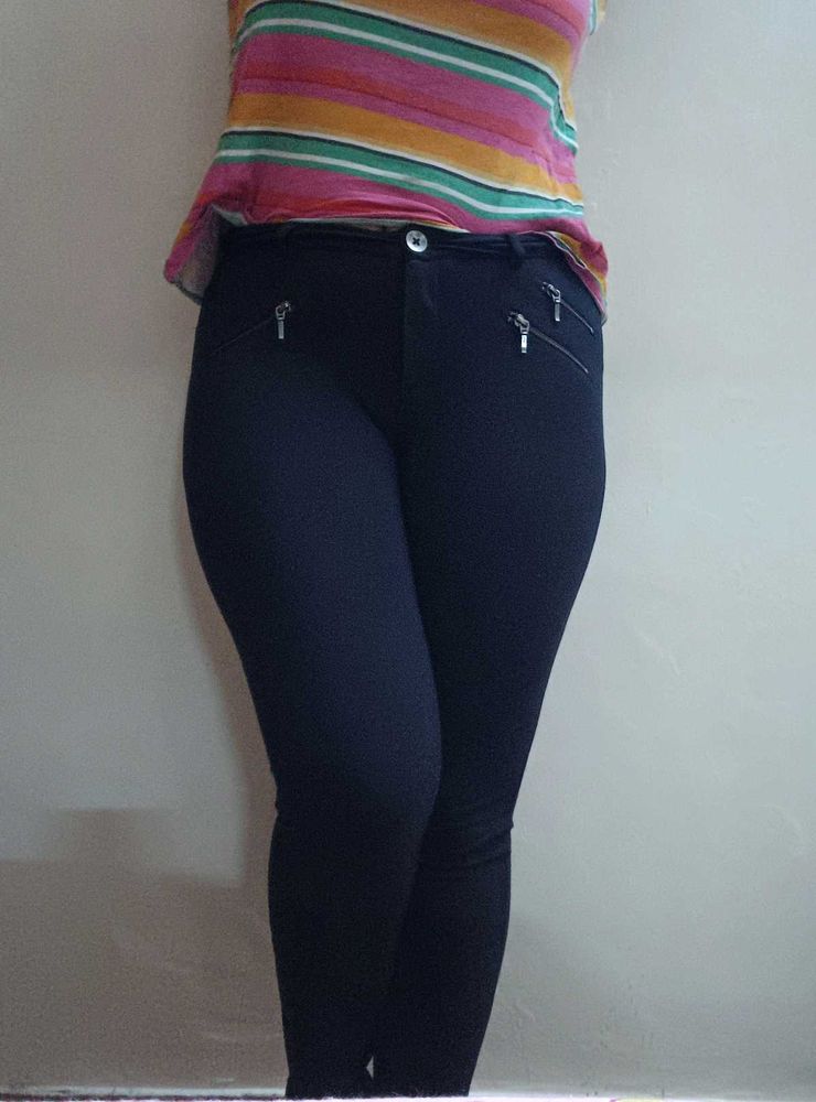 Blue Treggings