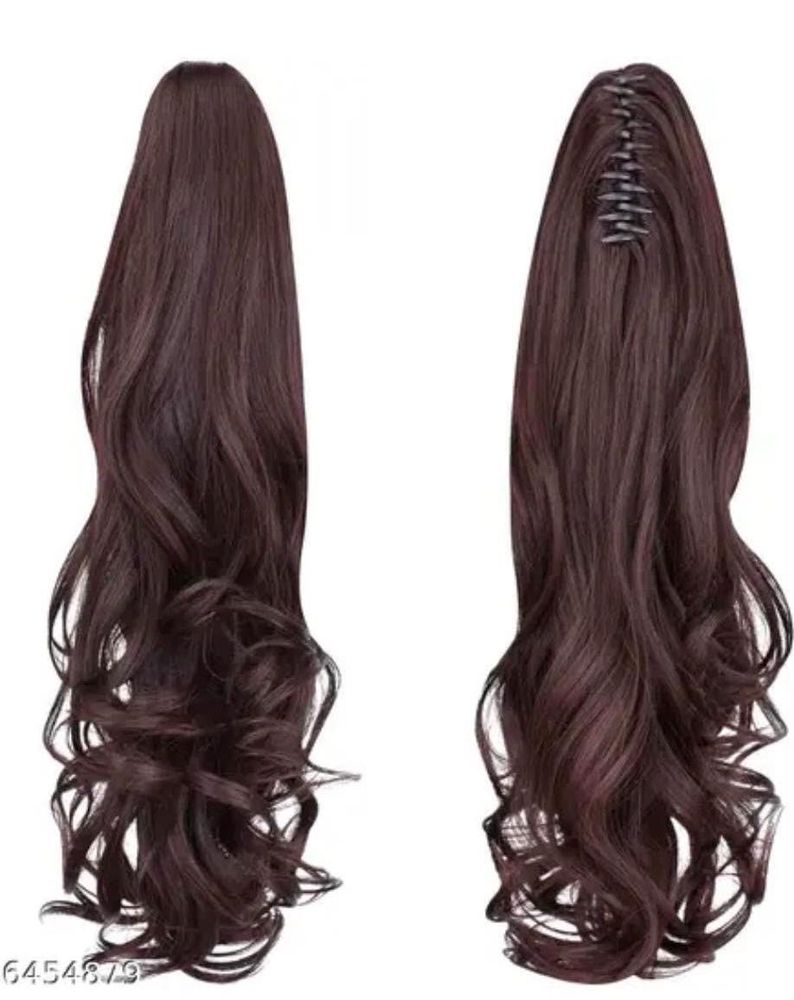 false hair wig ponytail clip