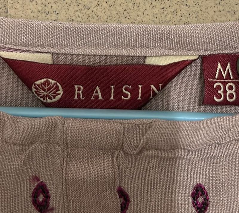 Raisin Embroidered Top - Medium