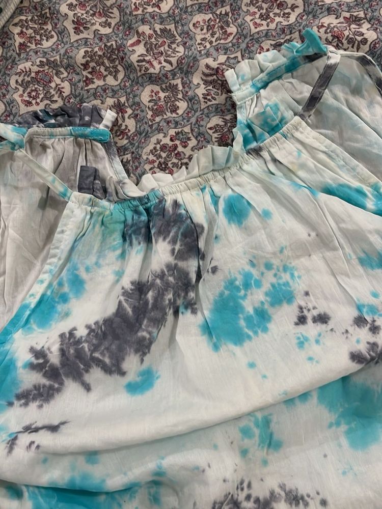 Tie-Dye dress, made up of pure cotton