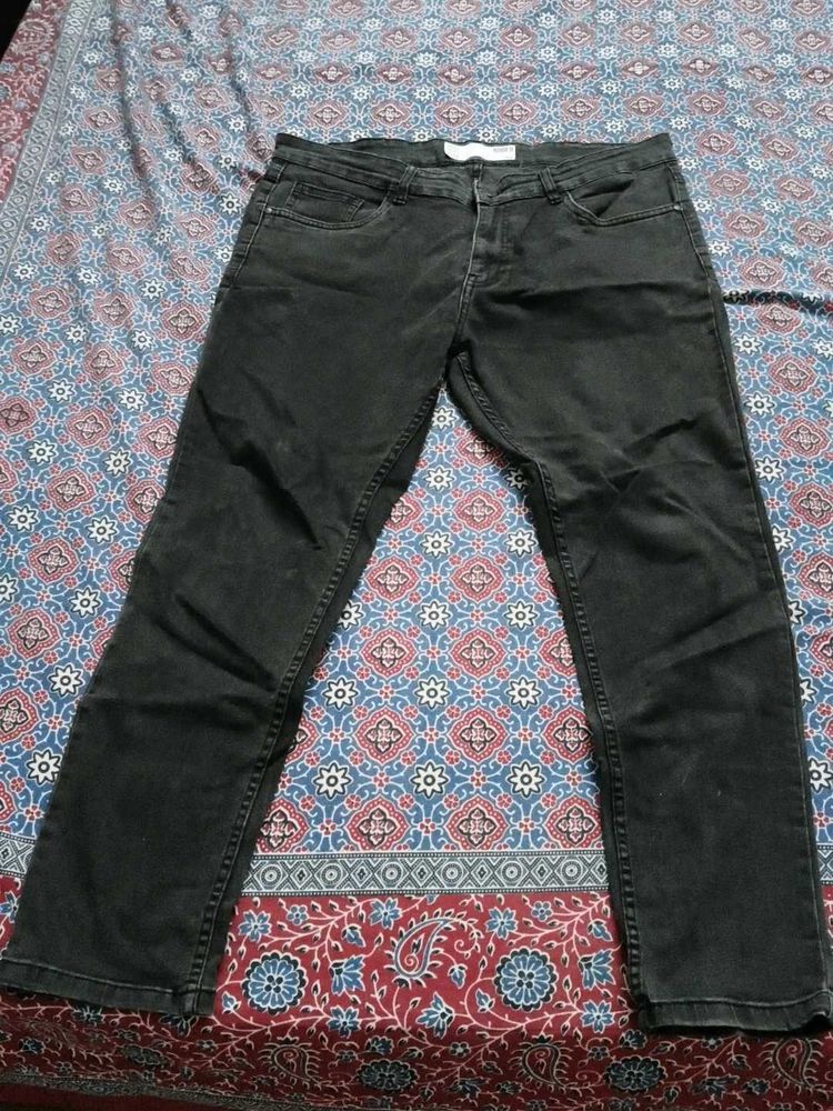 Classic Black Denim Jeans