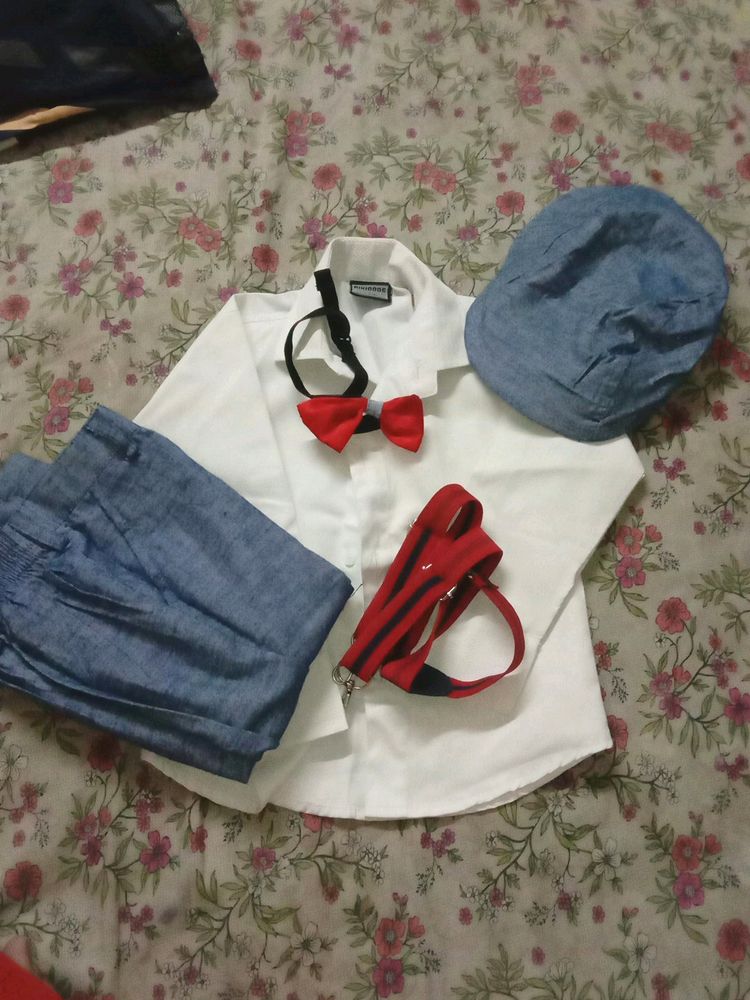 Party Wear Dungree Dress For 2yr Boy
