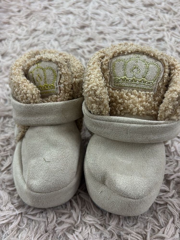 Warm booties.