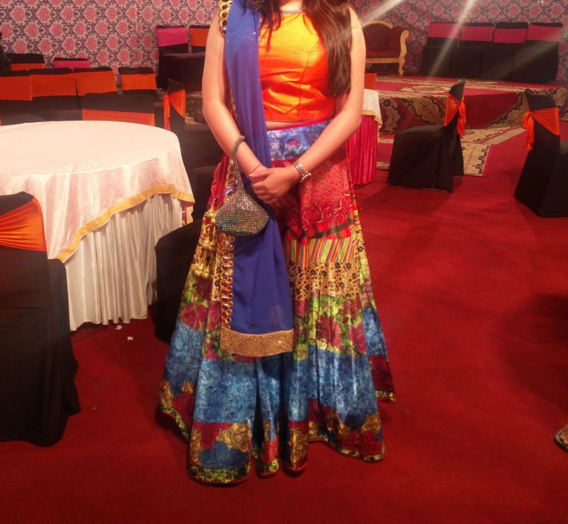 Vibrant Patchwork Lehenga Choli Set