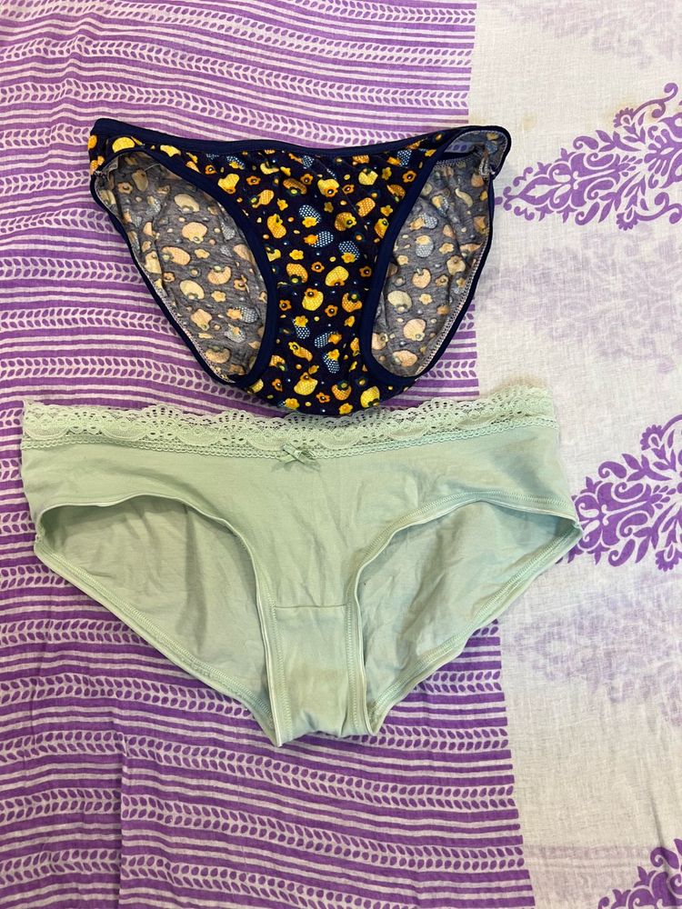 Cute Printed Panties - Set of 2