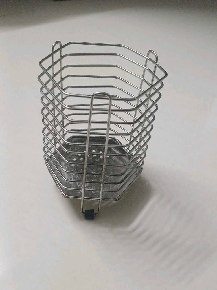 Silver Utensil Holder