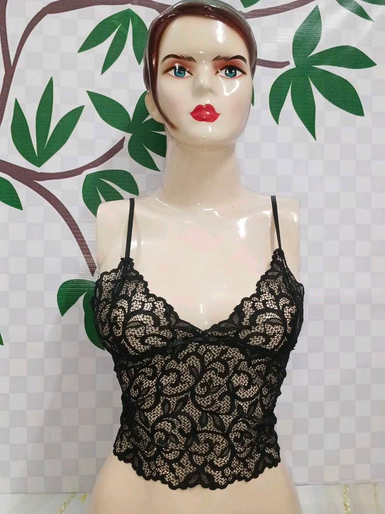 (1102)Black Lace Bralette