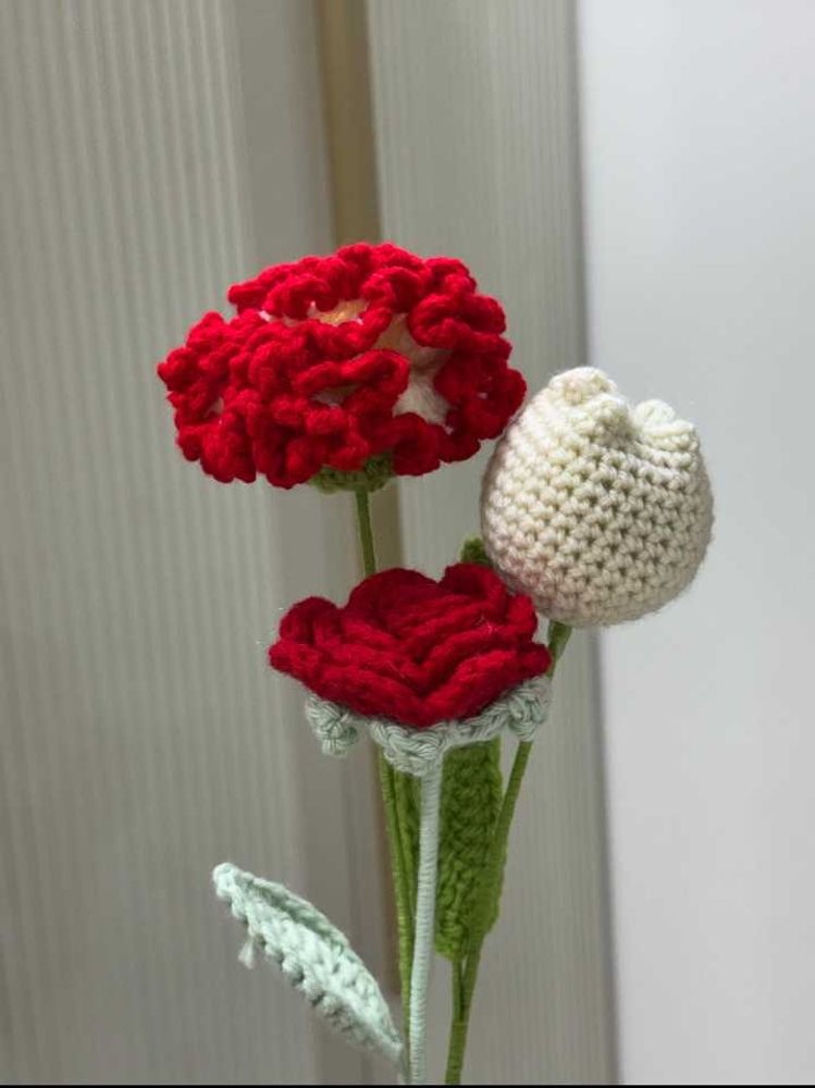 Handmade Crochet Flower Decor