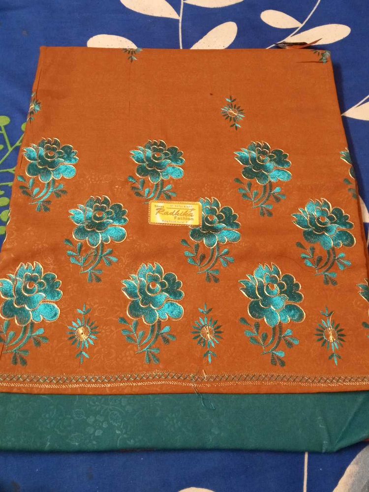 Beautiful Floral Print Dress Material