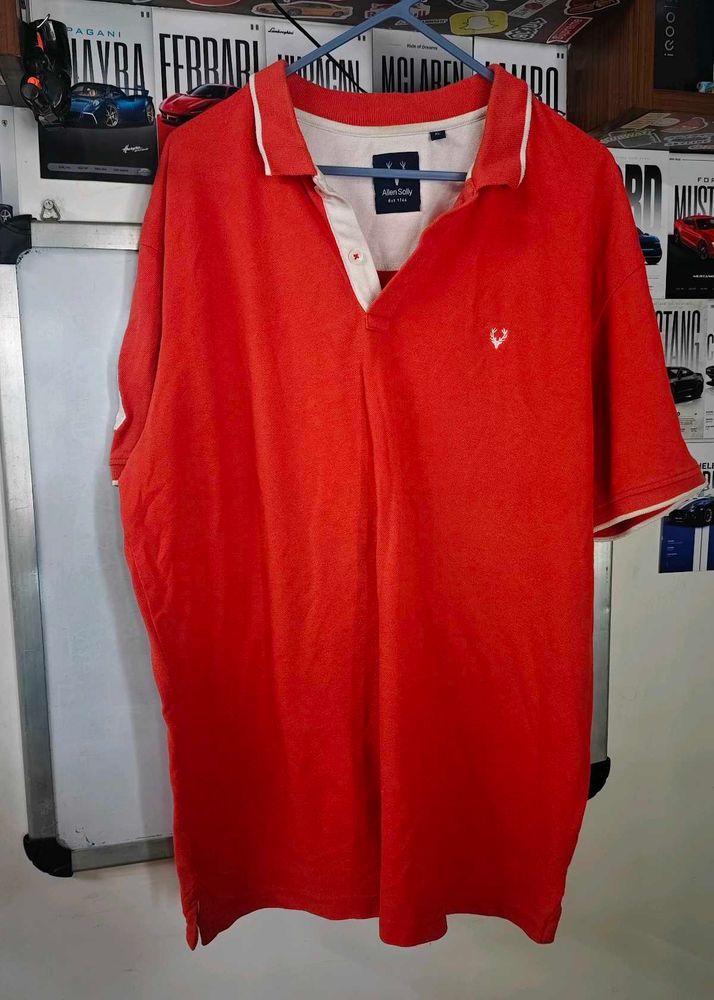Men's Orange Polo Shirt