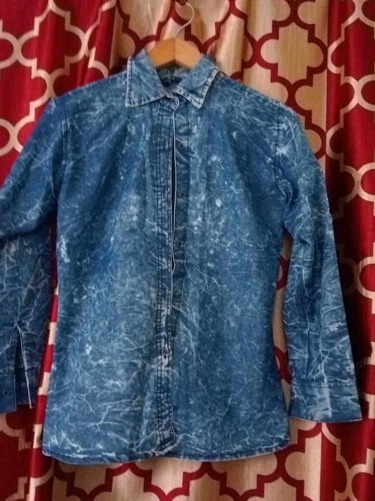 women's denim shirt