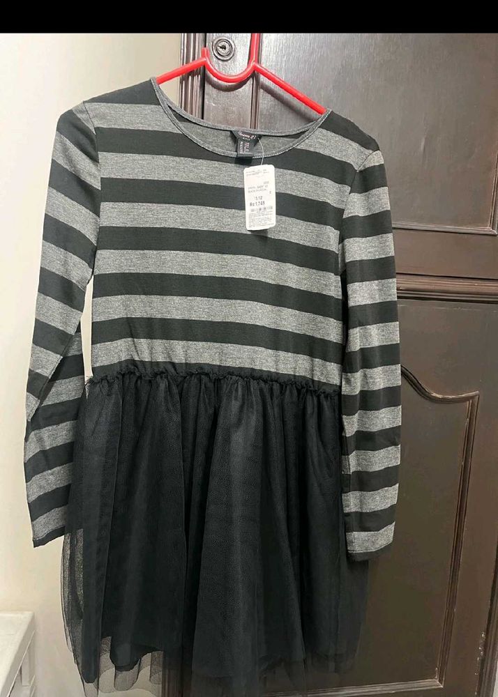 forever 21 Striped Tulle Dress