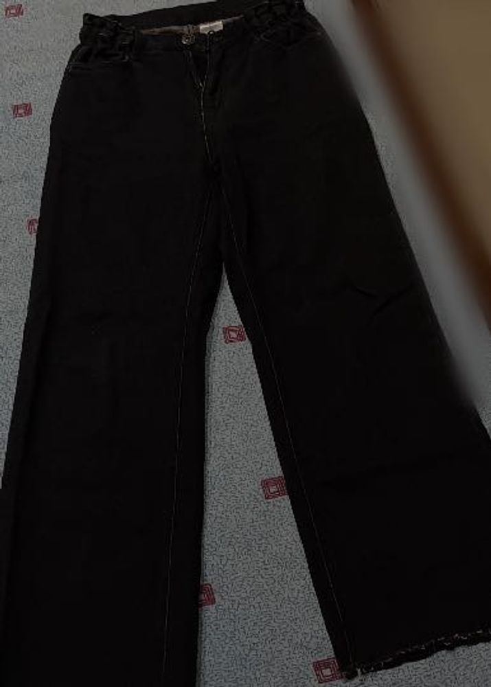 Black Wide Leg Jeans