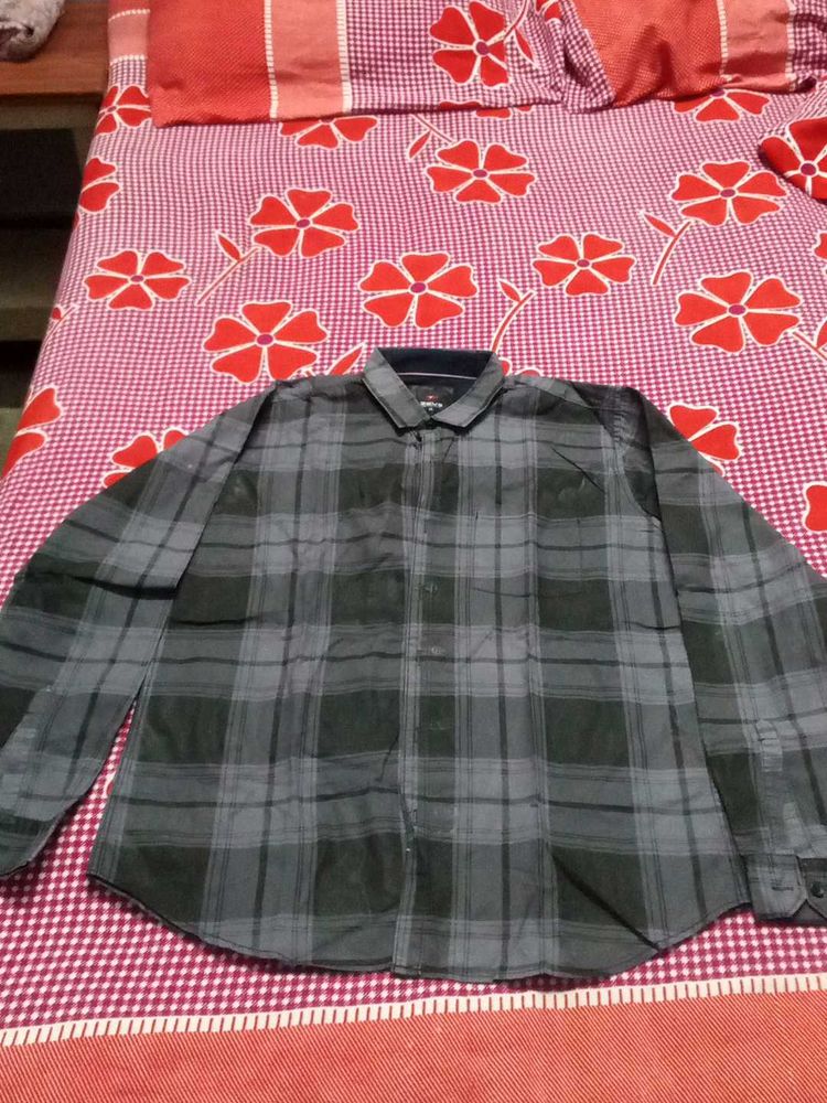 Men's Plaid Long Sleeve Shirt
