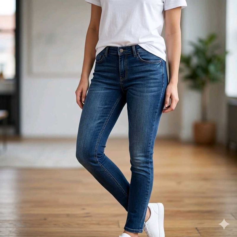 Classic Blue Skinny Jeans