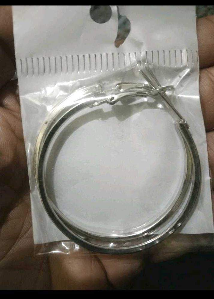 Classic Silver Hoop Earrings