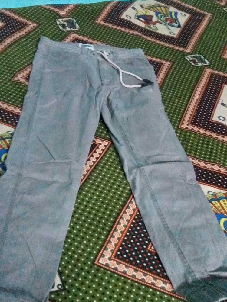 Men's Grey Cargo Pants