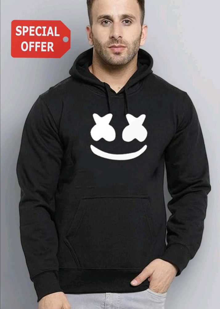 Black Marshmello Hoodie Made in ooty