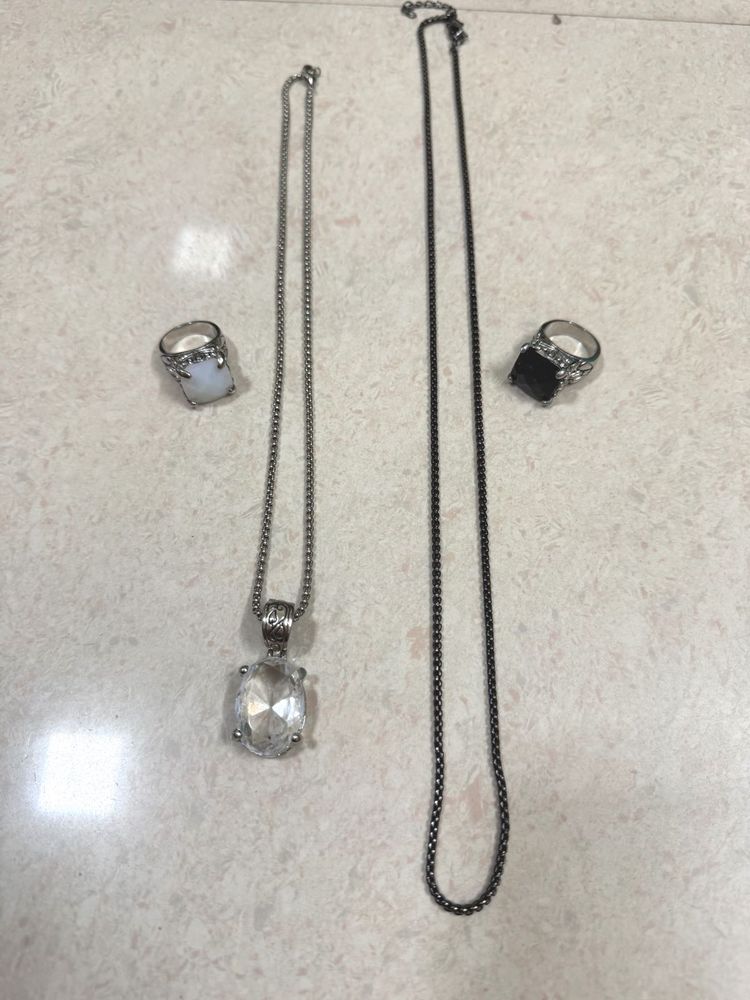 Chic Pendant &amp; Ring Set