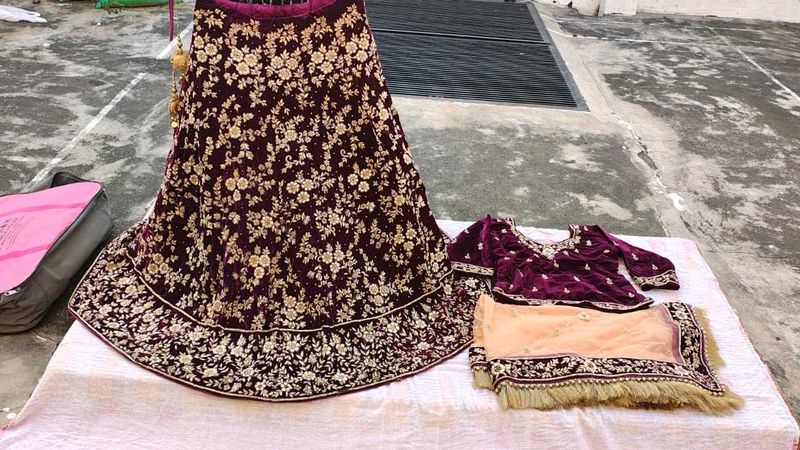 Elegant Embroidered Lehenga Choli Set
