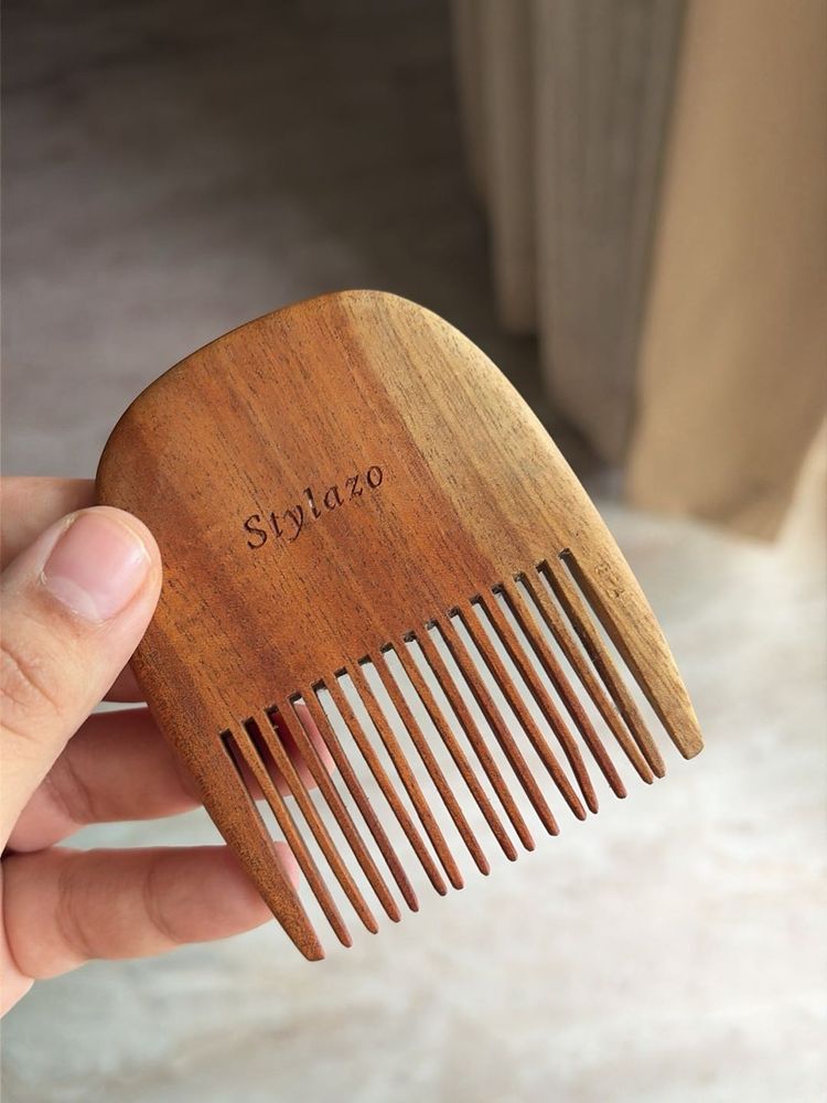 Wooden beard Styling Comb